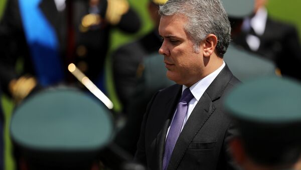 Iván Duque, presidente de Colombia - Sputnik Mundo