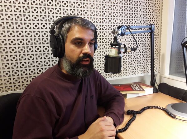 Enrique Refoyo en los estudios de Radio Sputnik - Sputnik Mundo