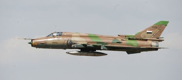 El avión sirio Su-17 - Sputnik Mundo