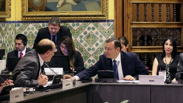 La cumbre del Grupo de Lima en la capital peruana - Sputnik Mundo