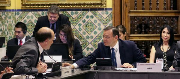 La cumbre del Grupo de Lima en la capital peruana - Sputnik Mundo