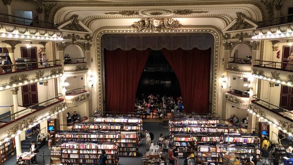 El Ateneo, la librería más linda del mundo. Buenos Aires, Argentina El Ateneo, la librería más linda del mundo. Buenos Aires, Argentina - Sputnik Mundo