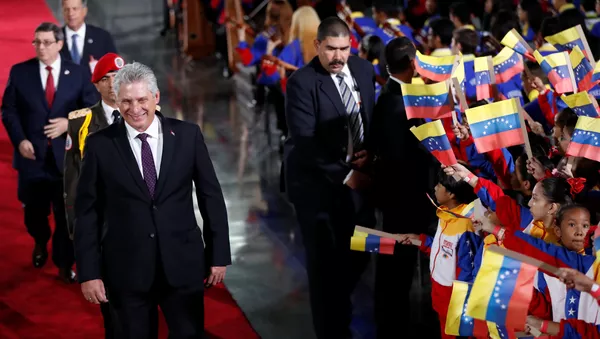 El presidente cubano, Miguel Díaz-Canel Bermúdez - Sputnik Mundo