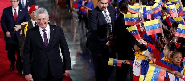 El presidente cubano, Miguel Díaz-Canel Bermúdez El presidente cubano, Miguel Díaz-Canel Bermúdez - Sputnik Mundo