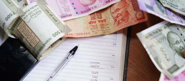 Las rupias indias, referencial - Sputnik Mundo