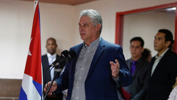 El presidente cubano, Miguel Díaz-Canel Bermúdez - Sputnik Mundo