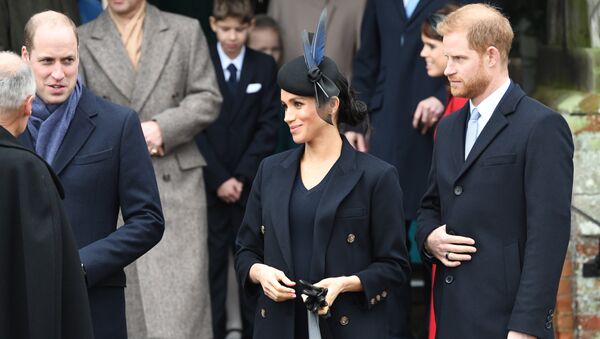 Miembros de la familia real británica - Sputnik Mundo