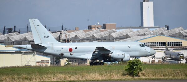 Un patrullero P-1 de la Fuerza de Autodefensa de Japón Un patrullero P-1 de la Fuerza de Autodefensa de Japón - Sputnik Mundo