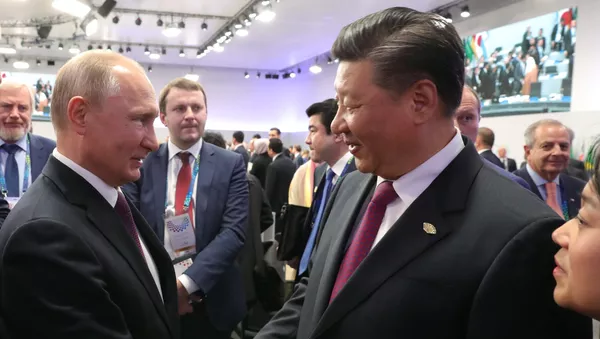 Vladímir Putin, presidente de Rusia, y Xi Jinping, líder chino