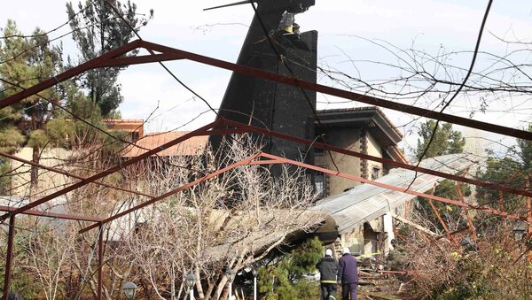 Boeing 707 tras el accidente en Irán - Sputnik Mundo