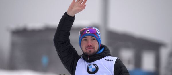 El biatleta ruso Alexandr Lóguinov - Sputnik Mundo