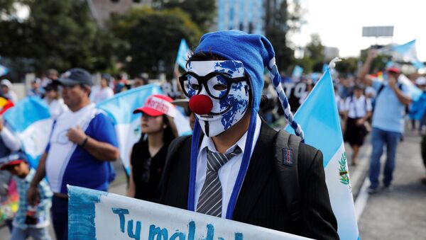 Protestas en Guatemala - Sputnik Mundo