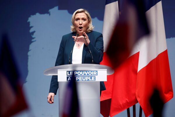 Marine Le Pen, líder de Reagrupación Nacional - Sputnik Mundo