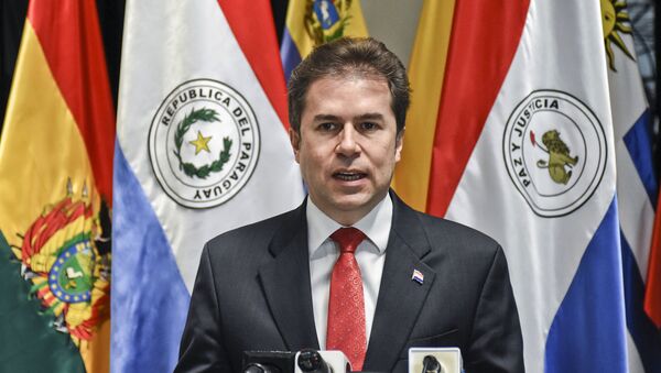 Luis Alberto Castiglioni, el canciller de Paraguay - Sputnik Mundo