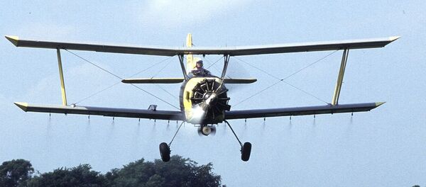 Una avioneta de fumigación - Sputnik Mundo