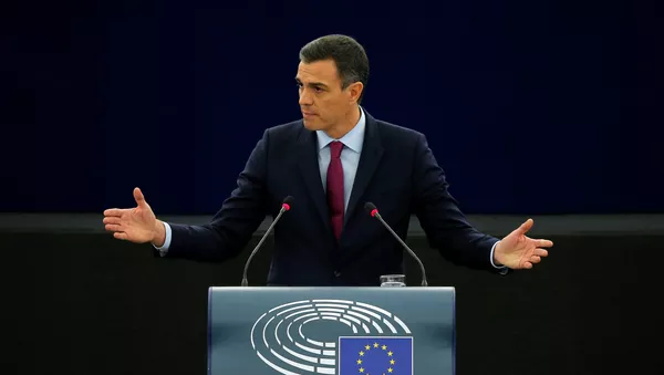 Pedro Sánchez, el presidente del Gobierno de España - Sputnik Mundo