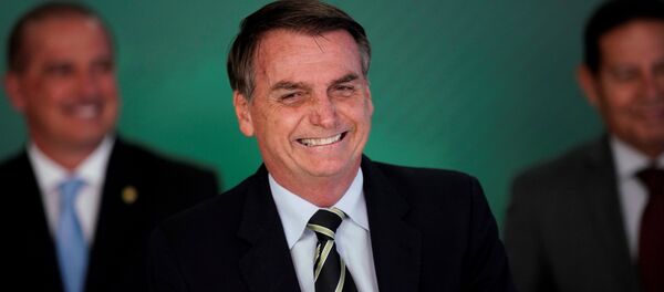 Jair Bolsonaro, presidente de Brasil - Sputnik Mundo