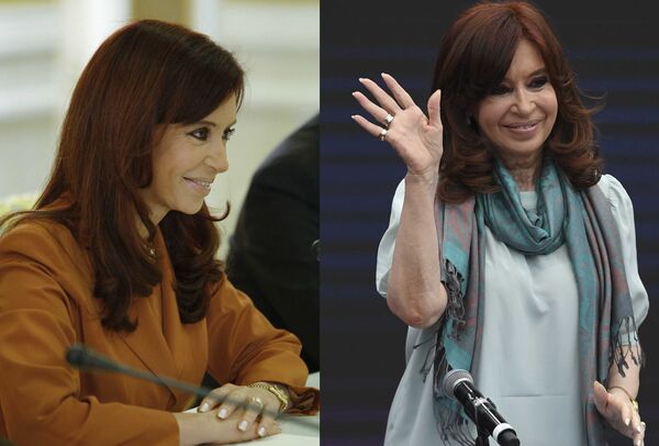 La expresidenta argentina Cristina Fernández de Kirchner, en el 2008 / 2018 - Sputnik Mundo