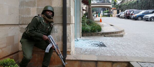 Lugar del atentado en Nairobi, Kenia - Sputnik Mundo