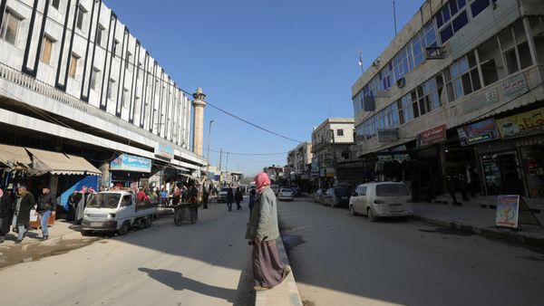Una calle de Manbij, Siria, imagen referencial Una calle de Manbij, Siria, imagen referencial - Sputnik Mundo