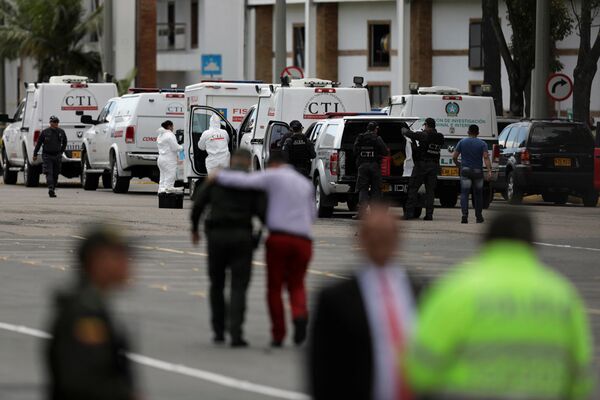 Atentado en Bogotá: imágenes desde el lugar de la tragedia - Sputnik Mundo