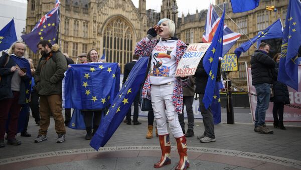 Protestas contra el Brexit - Sputnik Mundo