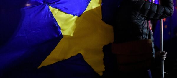 La bandera de la UE La bandera de la UE - Sputnik Mundo