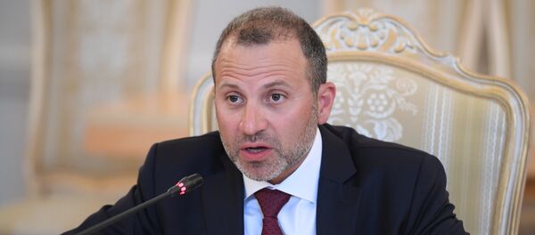 Yebran Basil, Ministro de Exteriores de Líbano - Sputnik Mundo