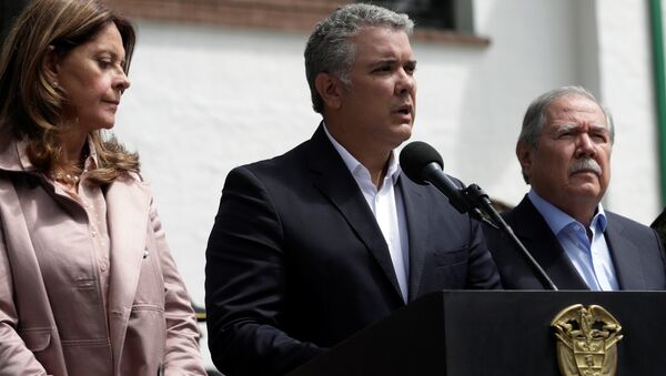 Iván Duque, presidente de Colombia - Sputnik Mundo