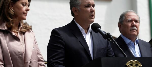 Iván Duque, presidente de Colombia - Sputnik Mundo