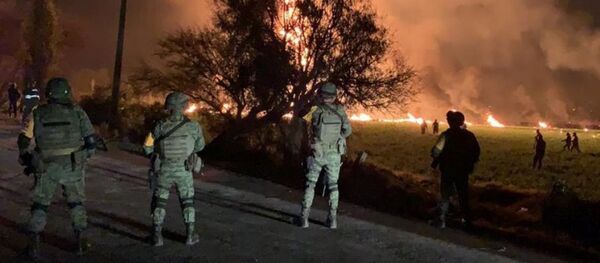 Explosión de ducto en México, el 18 de enero de 2019 - Sputnik Mundo