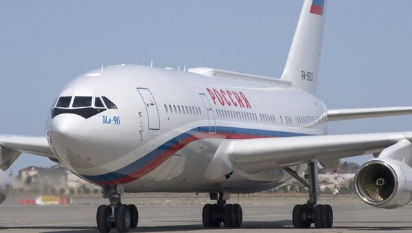 Avión presidencial ruso Il-96 - Sputnik Mundo