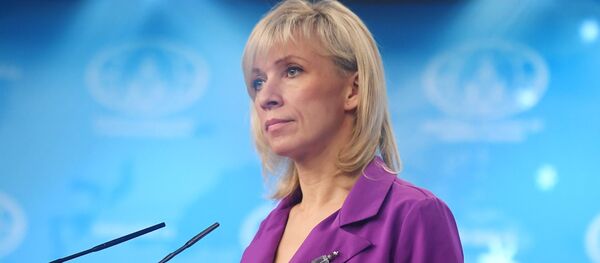 María Zajárova, portavoz del Ministerio de Exteriores de Rusia María Zajárova, portavoz del Ministerio de Exteriores de Rusia - Sputnik Mundo