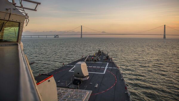 Destructor estadounidense USS Porter - Sputnik Mundo