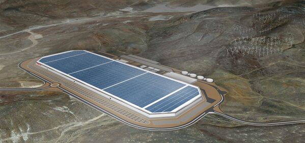 Tesla Gigafactory en Nevada (EEUU) - Sputnik Mundo