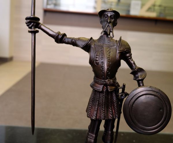 Estatua de Don Quijote, regalo para Vladímir Putin Estatua de Don Quijote, regalo para Vladímir Putin - Sputnik Mundo