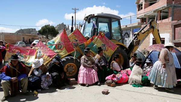 Bloqueo de vertedero en La Paz - Sputnik Mundo