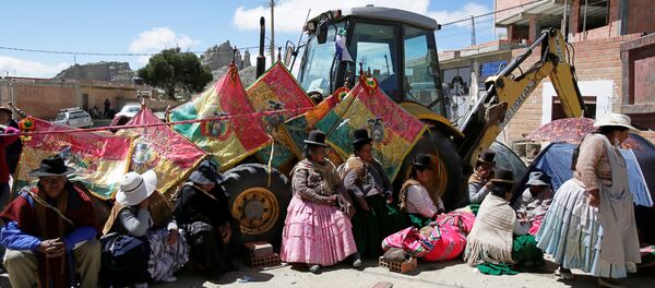 Bloqueo de vertedero en La Paz - Sputnik Mundo