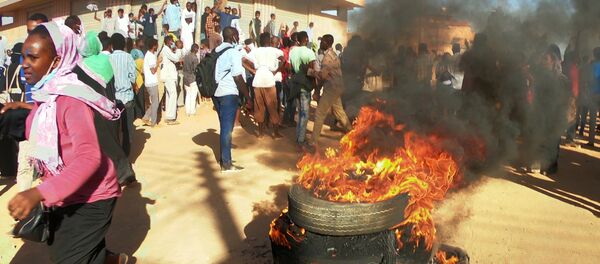 Protestas en Sudán - Sputnik Mundo