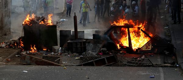 Protestas en Caracas Protestas en Caracas - Sputnik Mundo