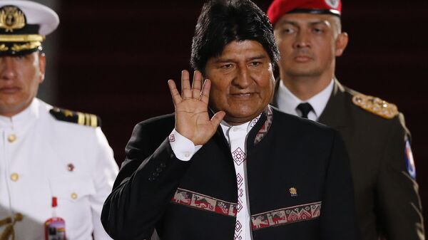 Evo Morales, presidente de Bolivia - Sputnik Mundo