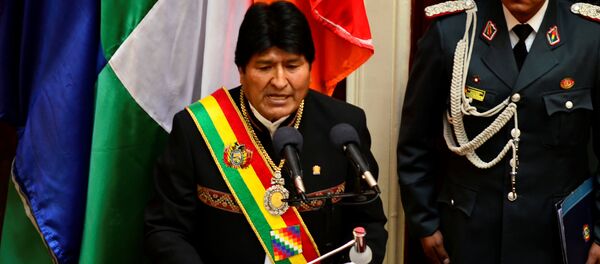 Evo Morales, presidente de Bolivia - Sputnik Mundo