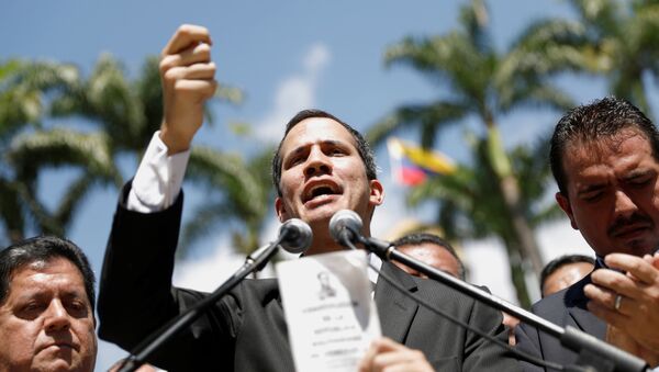 Juan Guaidó, presidente de la Asamblea Nacional de Venezuela - Sputnik Mundo