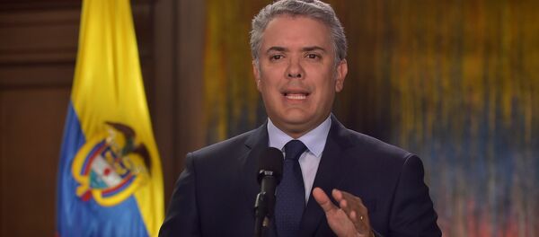 Iván Duque, presidente de Colombia - Sputnik Mundo