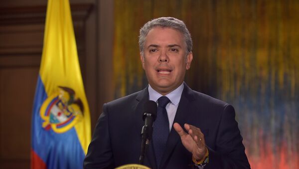 Iván Duque, presidente de Colombia - Sputnik Mundo