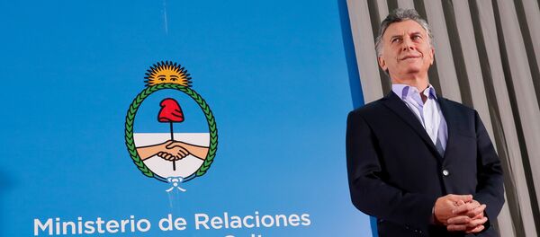 El presidente de Argentina, Mauricio Macri El presidente de Argentina, Mauricio Macri - Sputnik Mundo