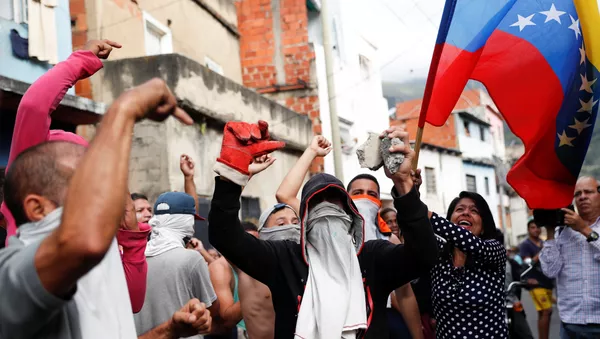 Las protestas en Venezuela - Sputnik Mundo