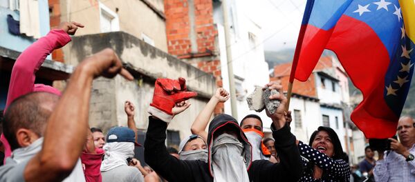 Las protestas en Venezuela - Sputnik Mundo