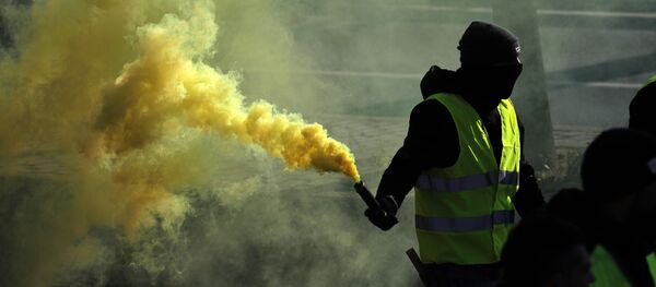 Protestas de los taxistas españoles en España - Sputnik Mundo