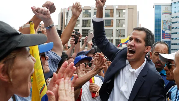 Juan Guaidó, presidente de la Asamblea Nacional de Venezuela - Sputnik Mundo
